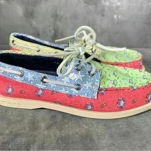 Sperry Vineyard Vines Boat Shoes KIDS size 1m